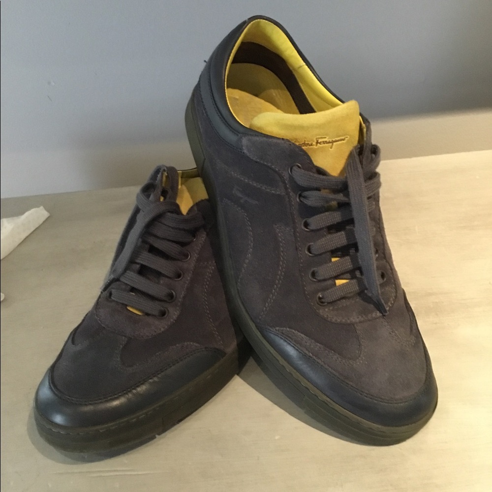 Salvatore Ferragamo men’s blue/Navy sneakers